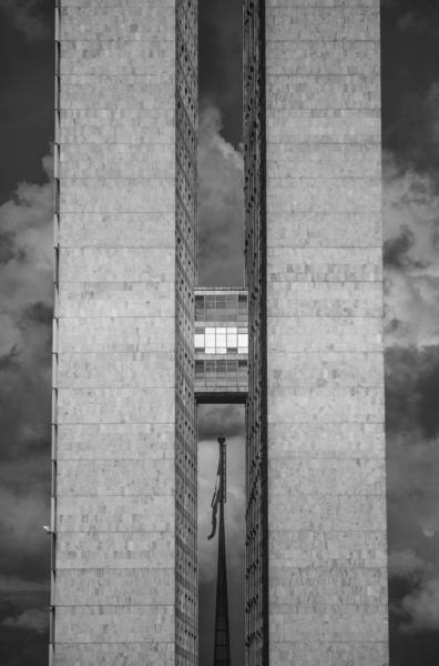 Photograph Andre Peniche Shapes And Columns  Brasilia Special Iii on One Eyeland